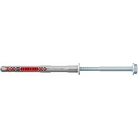 fischer Tassello a gambo lungo DuoXpand 8x120 FUS grigio chiaro/Rosso