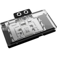 Alphacool Core RX 9070 XT TUF + Prime, Raffreddamento ad acqua trasparente/cromo