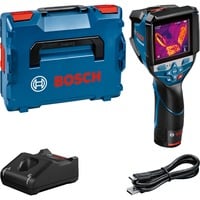 Bosch GTC 600 C Noise equivalent temperature difference (NETD) IR Nero, Blu 256 x 192 Pixel Display incorporato LCD, Rilevatore termico blu/Nero, Noise equivalent temperature difference (NETD), -20 - 600 °C, 9 Hz, 50 mK, Termico, 2 °C