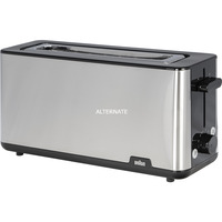 Braun HT 1610 8 1030 W Nero, Acciaio inox, Tostapane accaio/Nero, Nero, Acciaio inox, Plastica, Acciaio inox, Pulsanti, Manopola, 1030 W, 25 cm