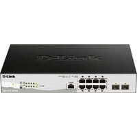 D-Link DGS-1210-10P Gestito L2 Gigabit Ethernet (10/100/1000) Supporto Power over Ethernet (PoE) 1U Nero, Interruttore grigio/Nero, Gestito, L2, Gigabit Ethernet (10/100/1000), Supporto Power over Ethernet (PoE), Montaggio rack, 1U