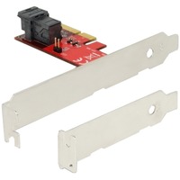 DeLOCK 89535 scheda di interfaccia e adattatore Interno SAS, Controllore PCIe, SAS, PCIe 3.0, 12 Gbit/s, Windows 10 Education, Windows 10 Education x64, Windows 10 Enterprise, Windows 10 Enterprise x64,..., Scatola