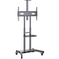 HAGOR HP Twin Stand HD 2,13 m (84") Nero, Sistema di stand Nero, 90 kg, 2,13 m (84"), 139,7 cm (55"), 800 x 500 mm, 1350 - 1650 mm