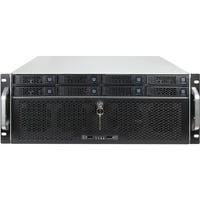 Inter-Tech IPC Storage 4U-4708, Server case Nero