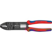KNIPEX 97 32 240, Pinza crimpatrice rosso/Blu
