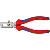 KNIPEX KP-1102160 Pinze spellacavi, Pinza stripper Isolante di protezione, 165 g, Blu, Rosso