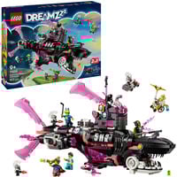 DREAMZzz 71500 2 in 1 Sottomarino-Squalo Nightmare, Giocattolo Modulare con 2 Opzioni di Costruzione per Bambini da 9+, Giochi di costruzione