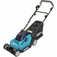 Makita DLM382Z tagliaerba Batteria blu/Nero, 560 m², 38 cm, 2 cm, 7,5 cm, 40 L, 4 ruota(e)