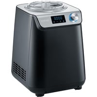 Severin EZ 7407, Gelatiera Nero (opaco)/Argento