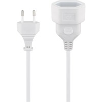 goobay 51356, Cavo di prolunga bianco