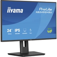iiyama ProLite XB2492HSU-B1 Monitor PC 61 cm (24") 1920 x 1080 Pixel Full HD LED Nero, Monitor LED Nero (opaco), 61 cm (24"), 1920 x 1080 Pixel, Full HD, LED, 3 ms, Nero