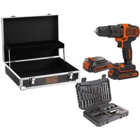 BLACK+DECKER BDCHD18B2FC, Cordless Nero/Orange