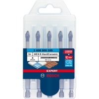 Bosch Punta per tegole HardCeramic HEX-9 EXPERT, Ø 6mm, Trapano 