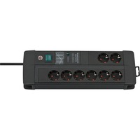 Brennenstuhl Multipresa Premium-Line 8 vie Duo, Ciabatta Nero