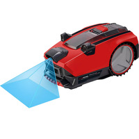 EINHELL 3413975 FREELEXO CAM PLUS 600, Robot tagliaerba rosso/Nero