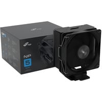 FSP NP5 NERO, raffreddamento CPU  Nero, Raffreddatore d'aria, 12 cm, 800 Giri/min, 1600 Giri/min, Nero