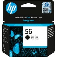 HP Cartuccia originale inchiostro nero 56 Resa elevata (XL), Nero, Inchiostro a base di pigmento, 19 ml, 1 pz, 520 pagine