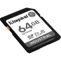 Kingston Industrial 64 GB SDXC, Scheda di memoria Nero