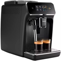 Philips 2200 series EP2221/40 Macchine da caffè automatica, 2 bevande, 1.8 L Nero, 2 bevande, 1.8 L, Macchina per espresso, 1,8 L, Chicchi di caffè, Macinatore integrato, 1500 W, Nero