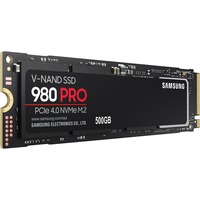 SAMSUNG 980 PRO M.2 500 GB PCI Express 4.0 V-NAND MLC NVMe 500 GB, M.2, 6900 MB/s