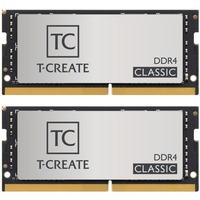 Team Group T-CREATE CLASSIC memoria 32 GB 2 x 16 GB DDR4 3200 MHz argento, 32 GB, 2 x 16 GB, DDR4, 3200 MHz, 260-pin SO-DIMM
