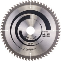 Bosch ‎2608640446 lama circolare 21,6 cm 1 pz, Lama per sega Alluminio, 21,6 cm, Bosch, 520 g, 1 pz