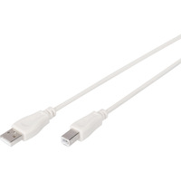 Digitus Cavo di collegamento USB 2.0 USB-A (spina) > USB-B (spina) beige