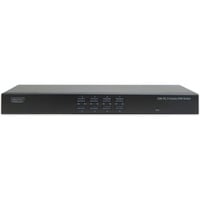 Digitus Commutatore KVM Combo USB-PS/2, Switch KVM Nero, SXGA, Montaggio rack, Nero