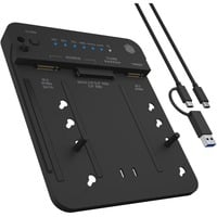 ICY BOX 60981, Docking station Nero