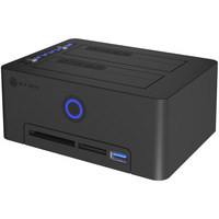 ICY BOX IB-1233CL-CR USB 3.2 Gen 1 (3.1 Gen 1) Type-A Nero, Docking station Nero, HDD, SSD, SATA, 2.5,3.5", USB 3.2 Gen 1 (3.1 Gen 1) Type-A, Nero, 5 Gbit/s