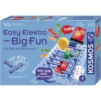 KOSMOS Easy Elektro - Big Fun, Casella di esperimento Kit elettronico, Elettricità, 8 anno/i, Multicolore