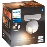 Philips Hue White Ambiance Buckram Einzelspot, Lampada bianco