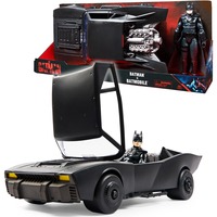 Image of Batman Batmobile con action figure di Batman da 30 cm, oggetto da collezione del film The Batman