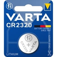 VARTA -CR2320 Batterie per uso domestico, Batteria Batteria monouso, CR2320, Litio, 3 V, 1 pz, 135 mAh