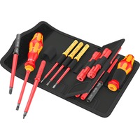 Wera Kraftform Kompakt VDE 18 Imperial 1 Tool Finder, 18 pezzi, Cacciavite rosso/Giallo