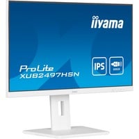 iiyama XUB2497HSN-W2, Monitor LED bianco (matto)