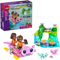 LEGO Friends Barca avventura Axolotl, Giochi di costruzione 