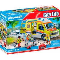PLAYMOBIL City Life - Ambulanza con luci e suoni, Giochi di costruzione 
