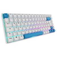 Sharkoon SKILLER SGK50 S3 PBT, Tastiera da gioco bianco/Blu chiaro