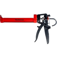 fischer Pistola spremiagrumi KPM 2 Plus, Pistola per silicone rosso/Nero
