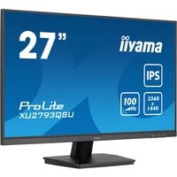 iiyama ProLite XU2793QSU-B7 Monitor PC 68,6 cm (27") 2560 x 1440 Pixel Quad HD LED Nero, Monitor LED Nero (opaco), 68,6 cm (27"), 2560 x 1440 Pixel, Quad HD, LED, 1 ms, Nero
