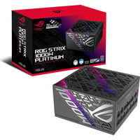 ASUS ROG-STRIX-1000P-GAMING-E, Alimentatore PC Nero, 1000 W, 100 - 240 V, Attivo, 130 W, 1000 W, 130 W