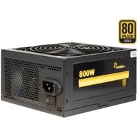 Inter-Tech ArgusNT GPS-800 alimentatore per computer 800 W 20+4 pin ATX ATX Nero, Alimentatore PC Nero, 800 W, 100 - 240 V, 47 - 63 Hz, 10/5 A, 100 W, 800 W