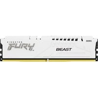 Kingston FURY FURY Beast 16GB 6000MT/s DDR5 CL30 DIMM White EXPO, Memoria bianco, 16 GB, 1 x 16 GB, DDR5, 288-pin DIMM, Bianco