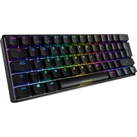 Sharkoon SGK50 S4 tastiera USB QWERTY Spagnolo Nero, Tastiera da gioco Nero, 60%, USB, QWERTY, LED RGB, Nero