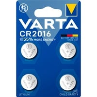 VARTA Pila a bottone al litio CR2016, 3 volt, Batteria 