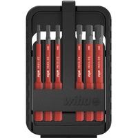 Wiha Set di punte slimBit electric, esagono interno, Set di bit rosso