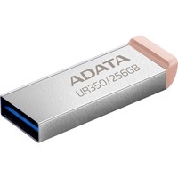 ADATA UR350 unità flash USB 256 GB USB tipo A 3.2 Gen 1 (3.1 Gen 1) Marrone, Acciaio inox, Chiavetta USB nichel/marrone, 256 GB, USB tipo A, 3.2 Gen 1 (3.1 Gen 1), Senza coperchio, 3,5 g, Marrone, Acciaio inox