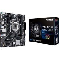 ASUS PRIME H510M-E R2.0 Intel H470 LGA 1200 (Socket H5) micro ATX, Scheda madre Nero/grigio, Intel, LGA 1200 (Socket H5), Intel® Celeron®, Intel® Core™ i3, Intel® Core™ i5, Intel® Core™ i7, Intel® Core™ i9,..., LGA 1200 (Socket H5), DDR4-SDRAM, 64 GB
