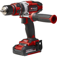 EINHELL Trapano avvitatore a percussione a batteria Power X-Change TE-CD 18/48 Li, 18Volt, Cordless Nero